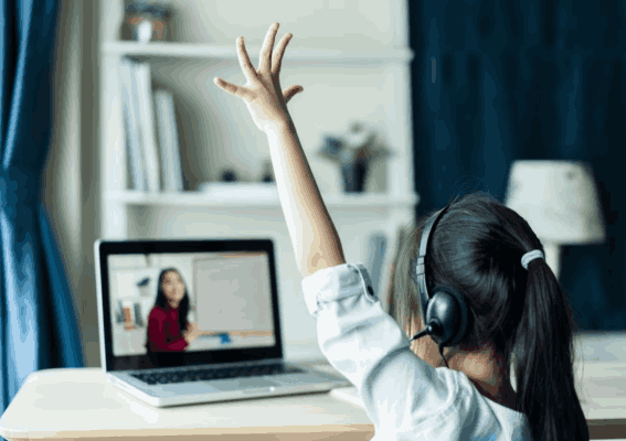 Student learning online