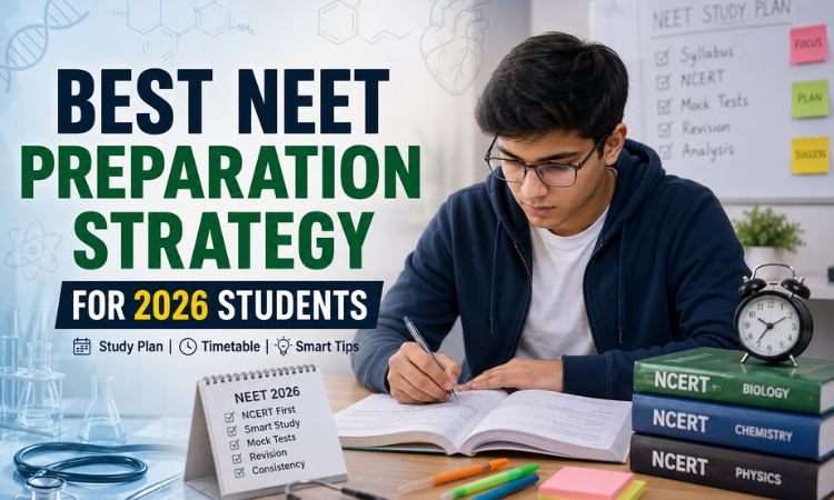 Best NEET Preparation Strategy for 2026 Students: Complete Study Plan, Timetable & Smart Tips