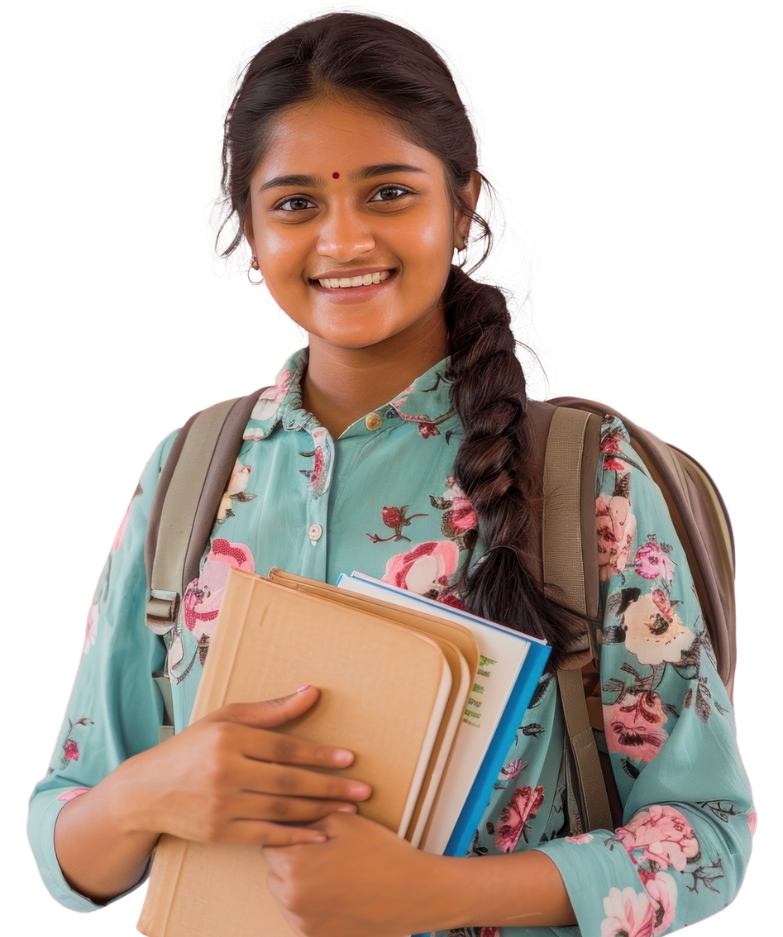 Student ready to learn with a tutor